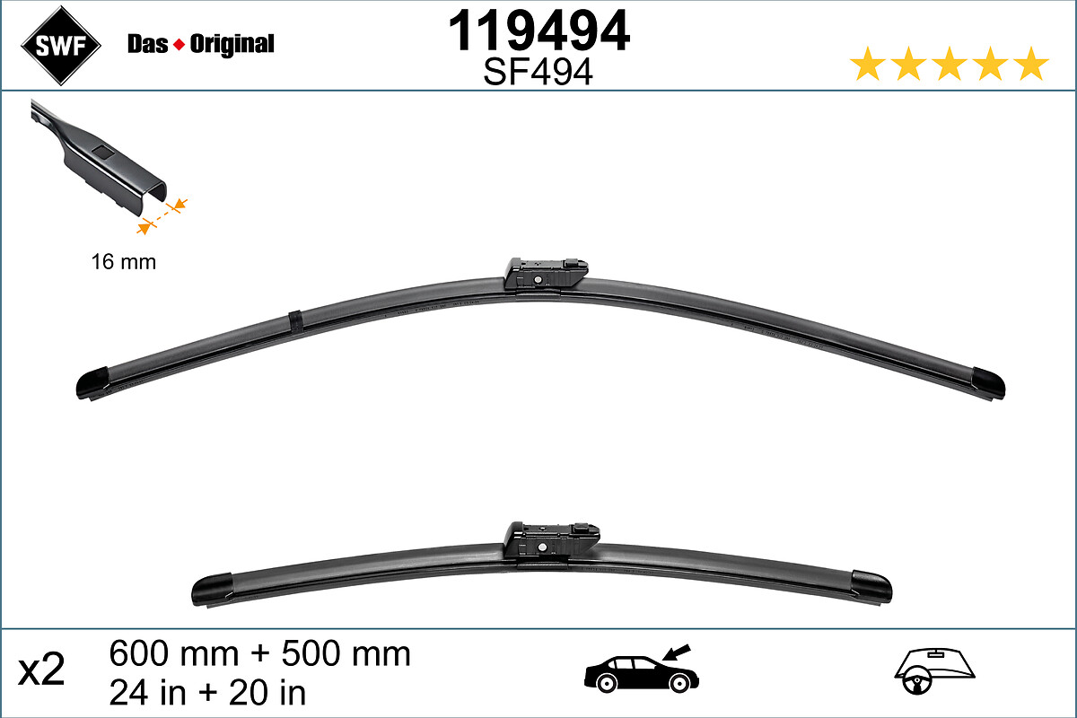 Lamela stergator SWF 119494
